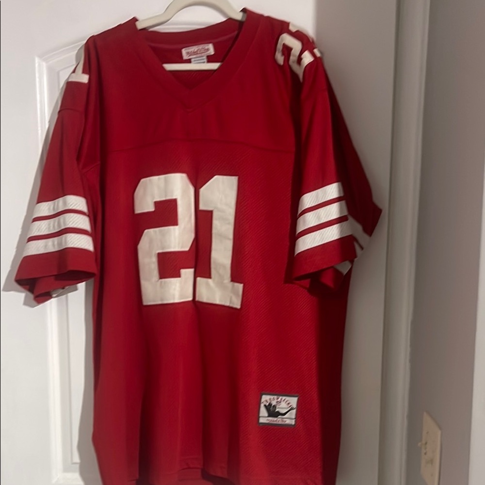 Mitchell & Ness Red Throwback Jersey - image 1